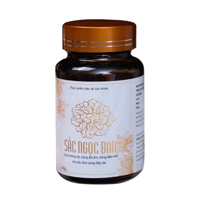 Viên Uống Sắc Ngọc Đan hỗ trợ xoá mờ thâm nám, tàn nhang, tăng đàn hồi cho da, hộp 40g