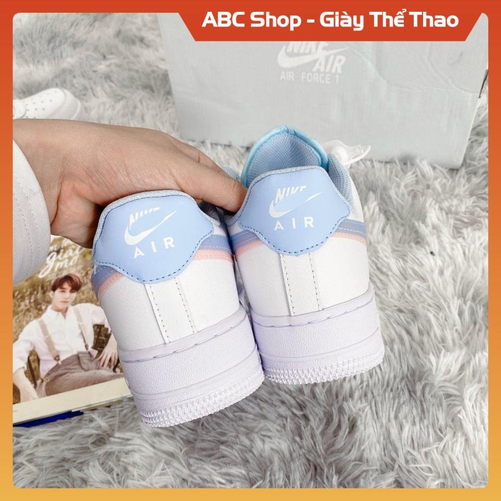 Giày Nik.e Air Force 1 AF1 lv8 xanh hồng bản cao cấp 1-1 hàng trung full phụ kiện