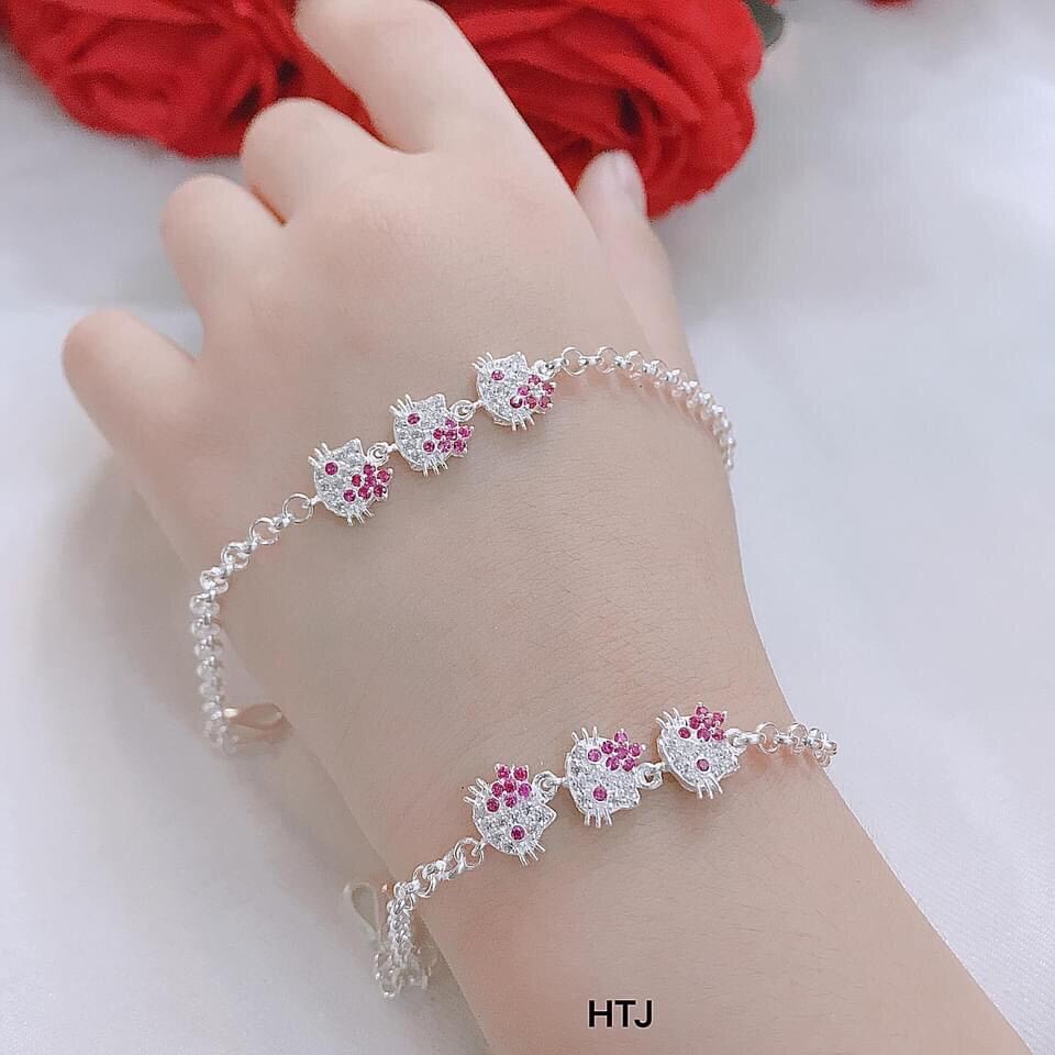 Lăc tay meo kity, lăc tay bạc cho bé