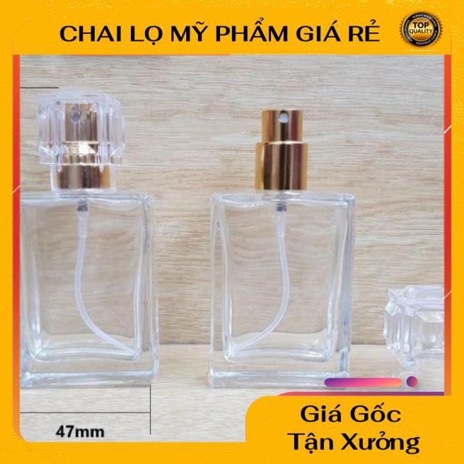 Lọ Chiết Nước Hoa ❤ RẺ VÔ ĐỊCH ❤ Lọ chiết nước hoa 30ml Nút Lục Giác , lọ dầu thơm , phụ kiện du lịch