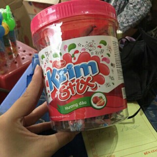 Kẹo krim stix 100 chiếc 1 lọ