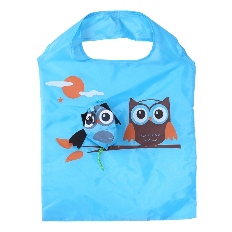 Túi Xách Mua Sắm Hình Cú Mèo Dễ Thương Có Thể Tái Sử Dụng