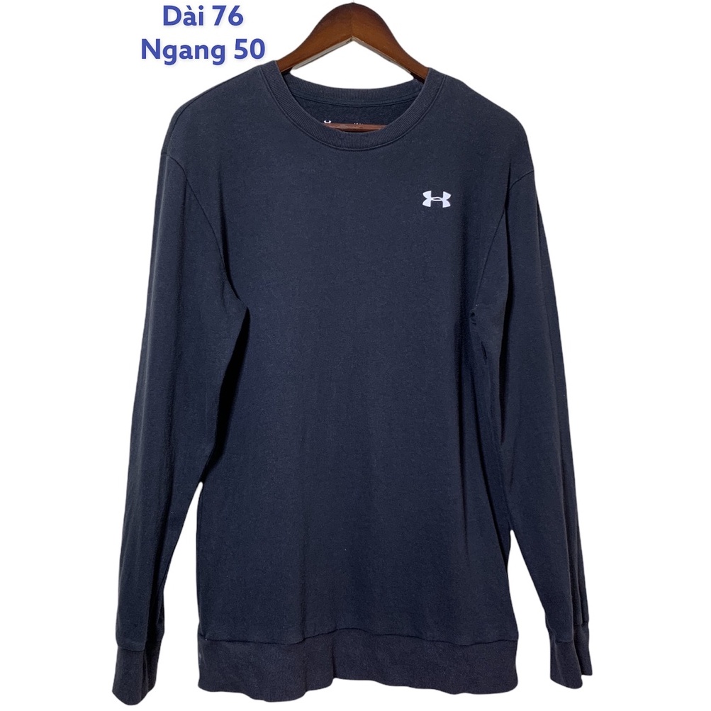 Áo nỉ cổ tròn sweater hiệu UNDER ARMOUR chính hãng secondhand