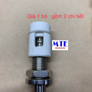 MTE - Chụp sứ cách điện - chịu nhiệt lắp cho trở sấy - trở nướng M16 M18 / 1 bộ