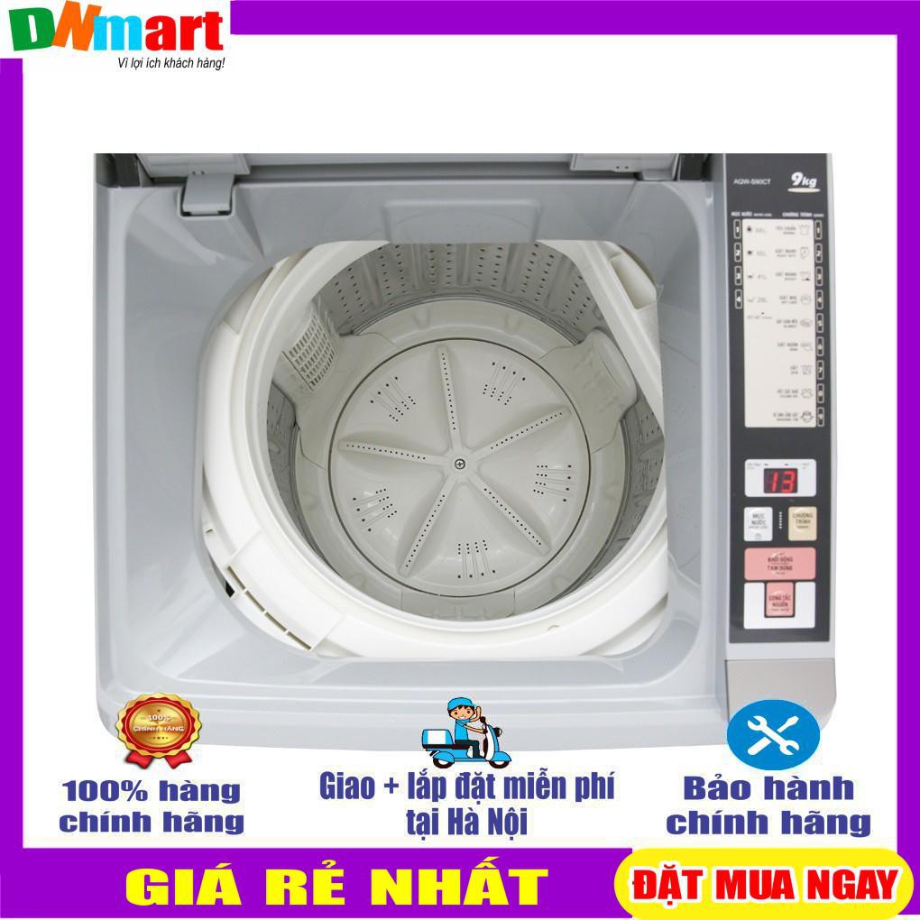 Máy giặt Aqua cửa trên 9kg AQW-S90CT