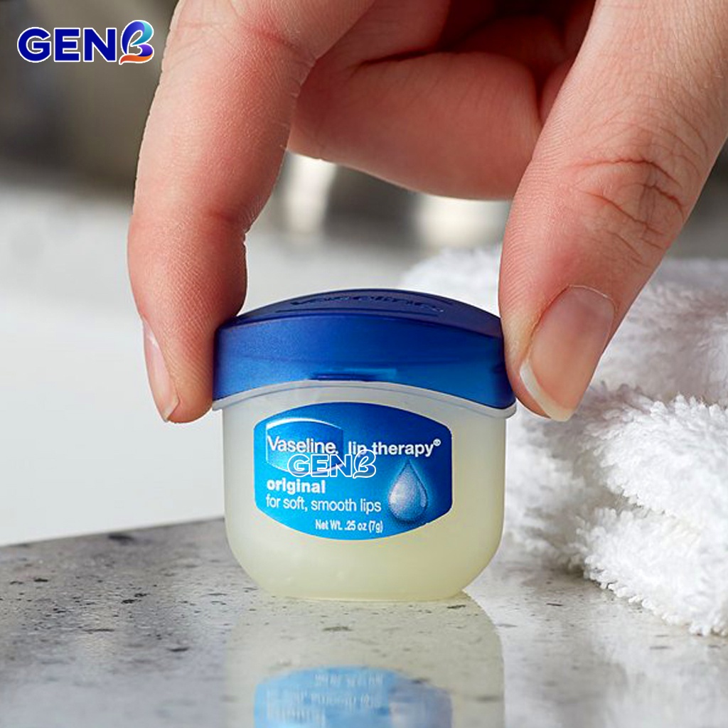 Son Dưỡng Môi Vaseline CHÍNH HÃNG - Hũ Sáp Dưỡng Môi Vaseline Dưỡng Ẩm Môi, Dưỡng Da Body, Dưỡng Móng Tay Dài Cứng GENB