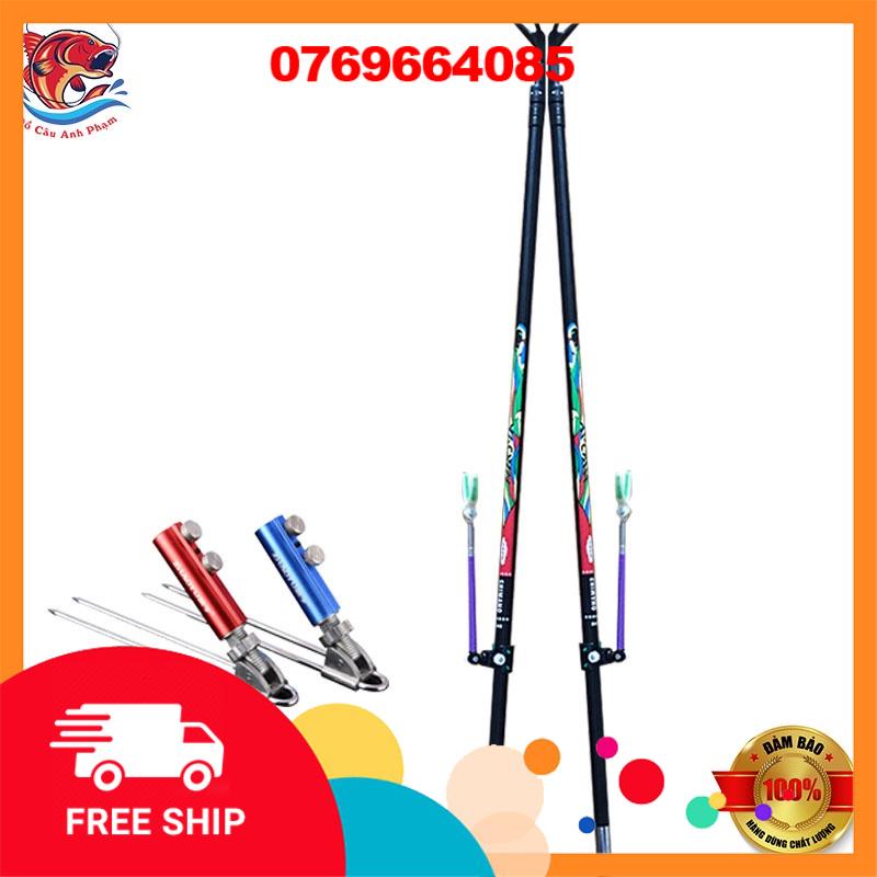 Chống cần câu đài Carbon gác cần câu đài cao cấp PKT-21 -Đ𝗢̂̀𝗖𝗔̂𝗨𝟮𝟱𝟳