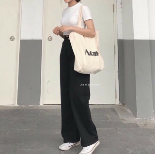 Quần jeans ống suông ulzzang