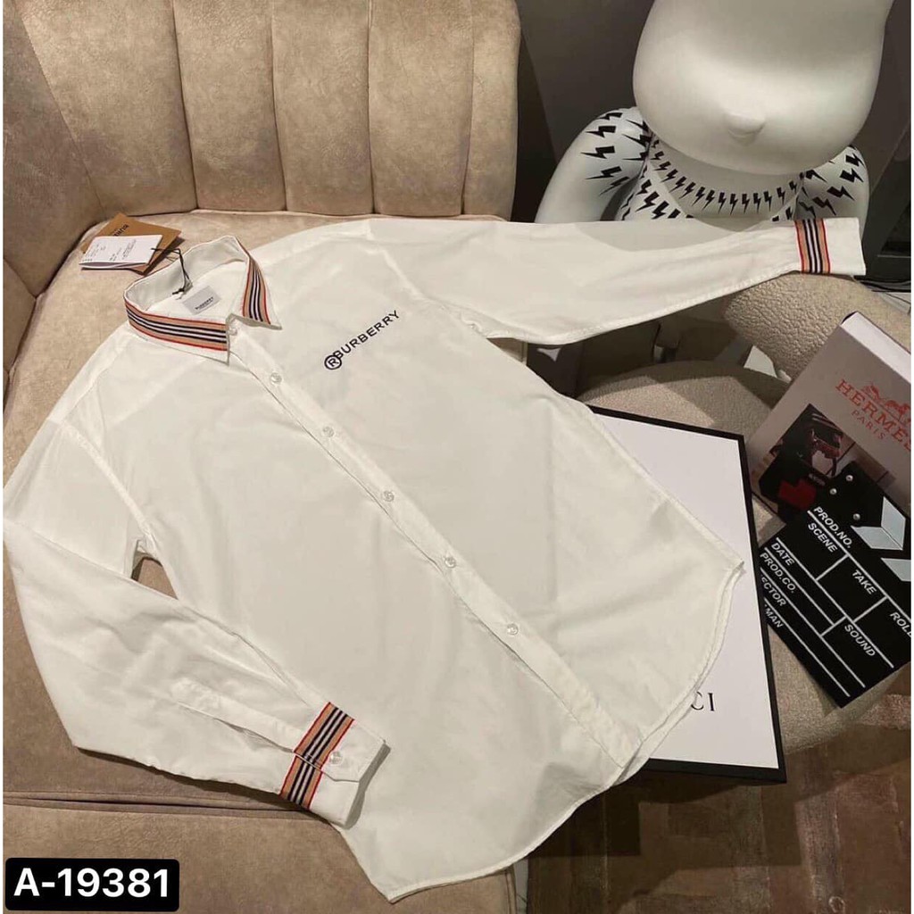 Sơmi Burberry trắng