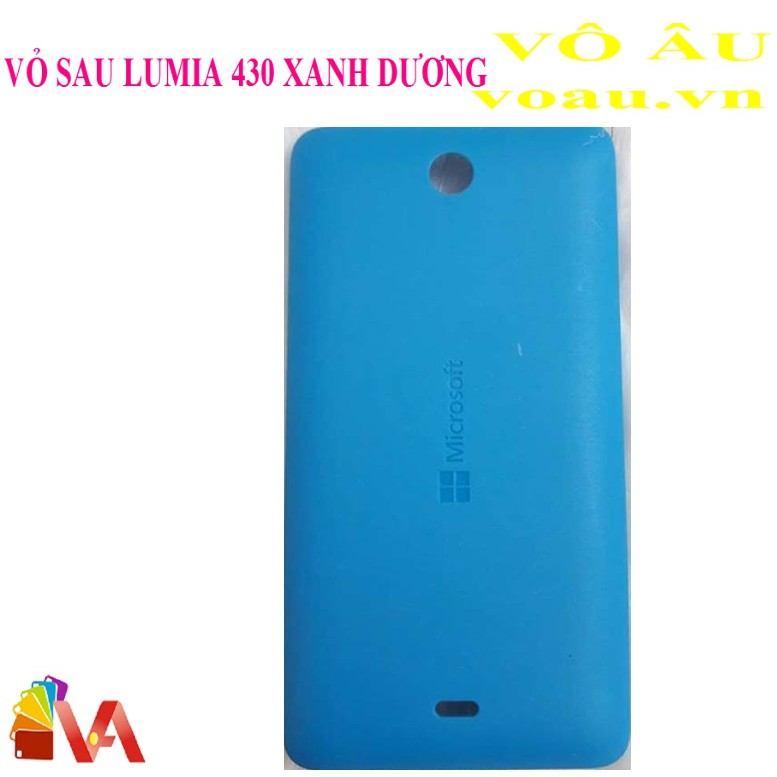 VỎ LUMIA 430 MÀU XANH DƯƠNG [VỎ ZIN XỊN]