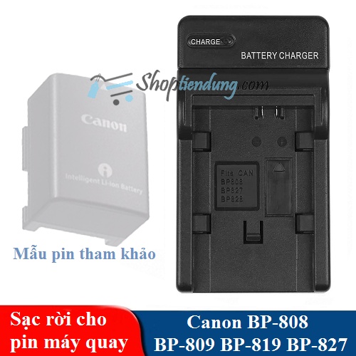 Sạc rời cho pin máy quay Canon BP-808 BP-809 BP-827 BP-828