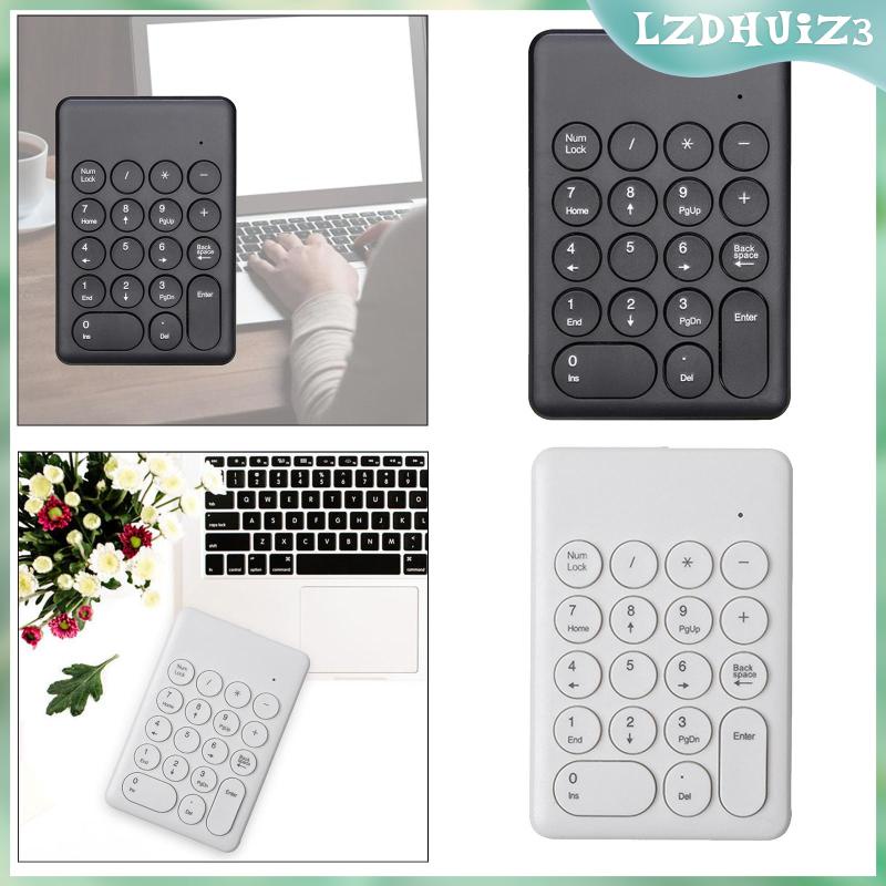 Bàn Phím Số Không Dây 18 Phím 2.4G lzdhuiz3 Dành Cho Laptop / PC