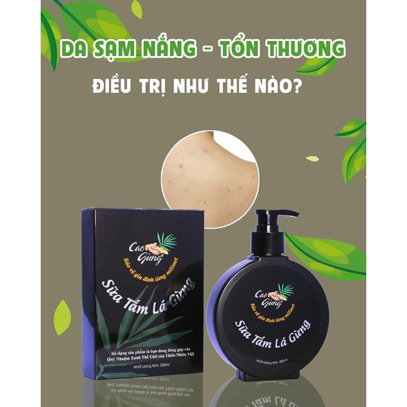 Sữa Tắm Lá Gừng Kháng Khuẩn Bảo Vệ Da | BigBuy360 - bigbuy360.vn