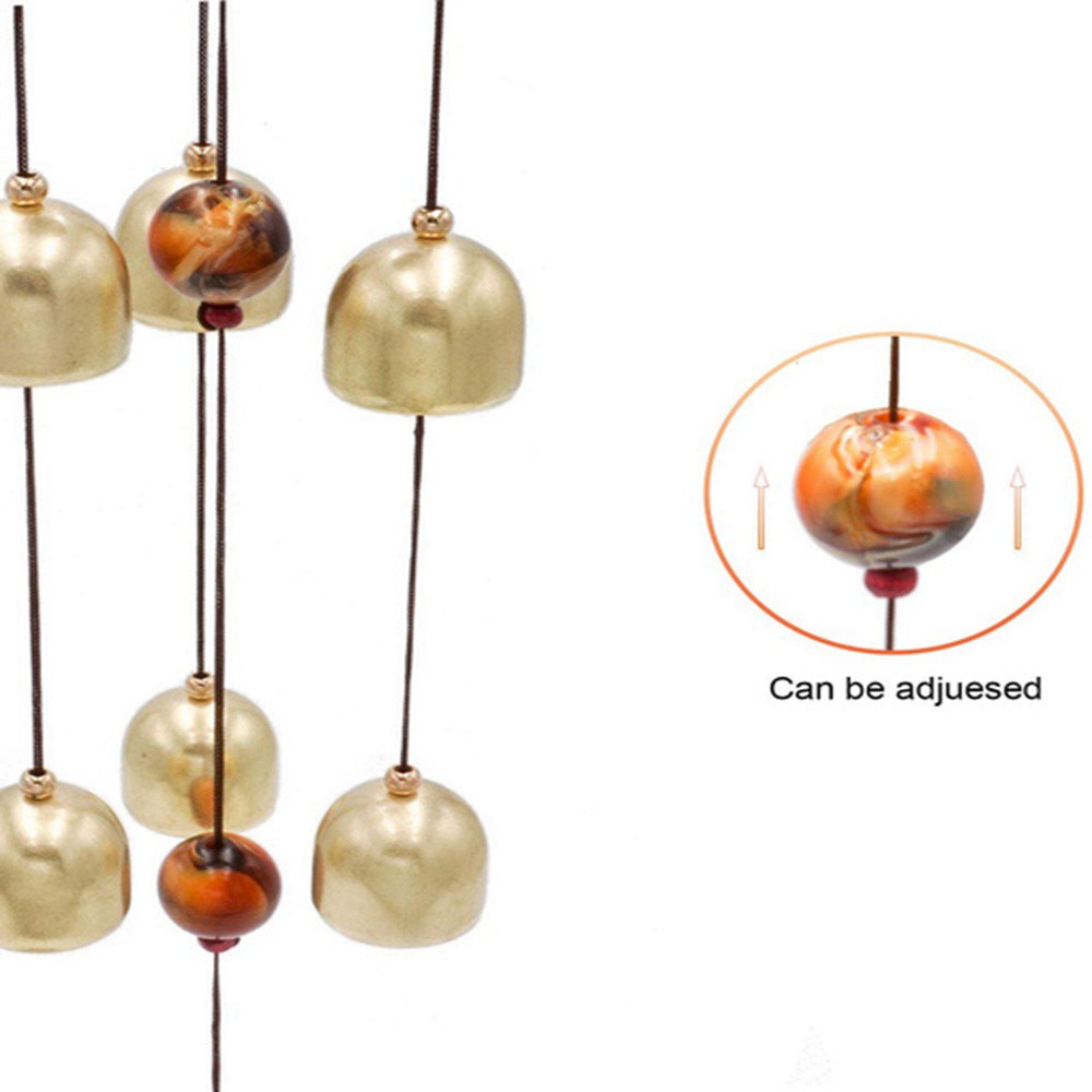 Chuông Gió Kim Loại Đồng Cỡ Lớn Phong Cách Trung Hoa Cổ Điển Trang Trí Nhà Cửa / Sân Vườn