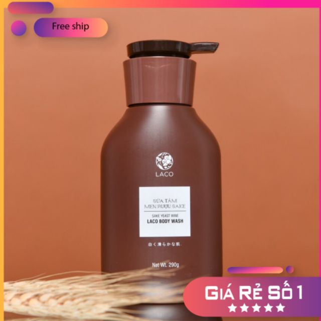 [Giảm giá sốc] SỮA TẴM DƯỠNG ẨM Ủ TRẮNG MEN RƯỢU SAKE