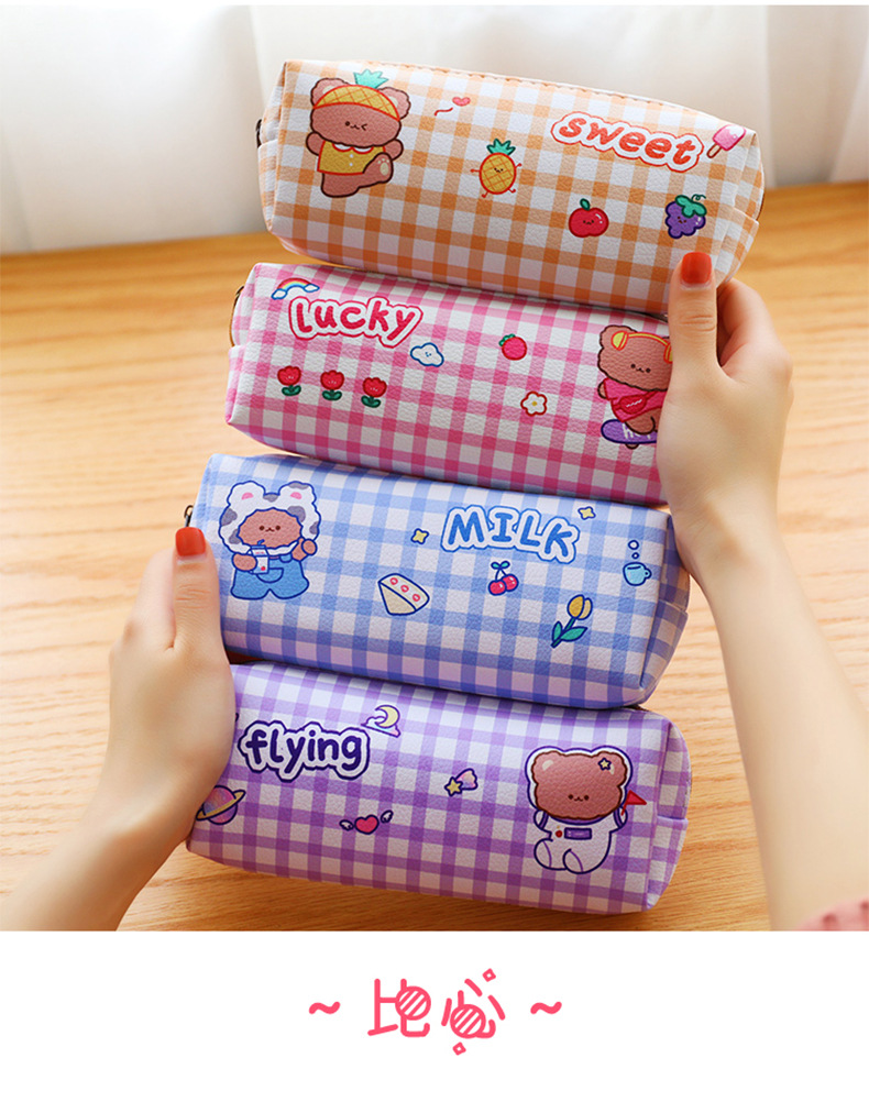 Túi Đựng Đồ Văn Phòng Phẩm Có Khóa Kéo Đa Năng Sáng Tạo