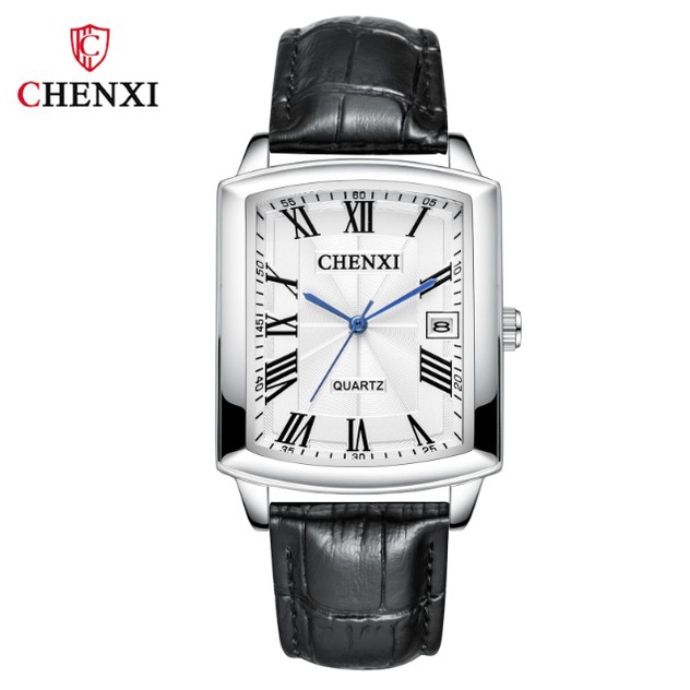 Đồng hồ cặp đôi nam nữ mặt vuông CHENXI CX-079A chính hãng cao cấp máy nhật bền bỉ