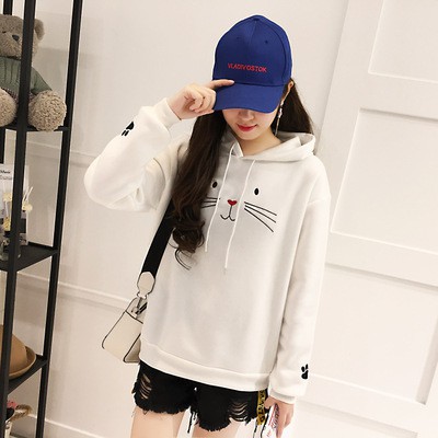 Áo Khoác Nỉ Hoodie Thời Trang Nữ Mặt Mèo P856 Quảng Châu | BigBuy360 - bigbuy360.vn