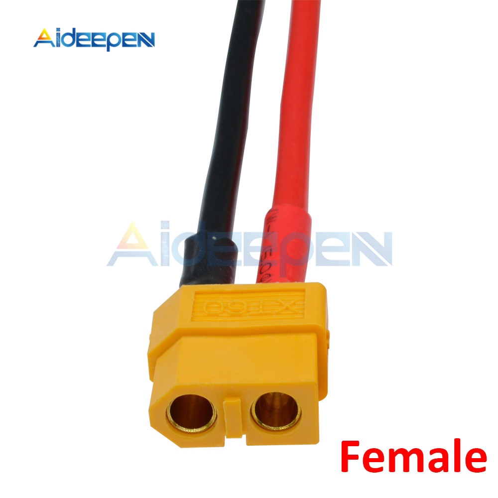 XT60 Connector Male Female W/Housing 10CM Silicon Wire 14AWG XT-60 Plug | BigBuy360 - bigbuy360.vn