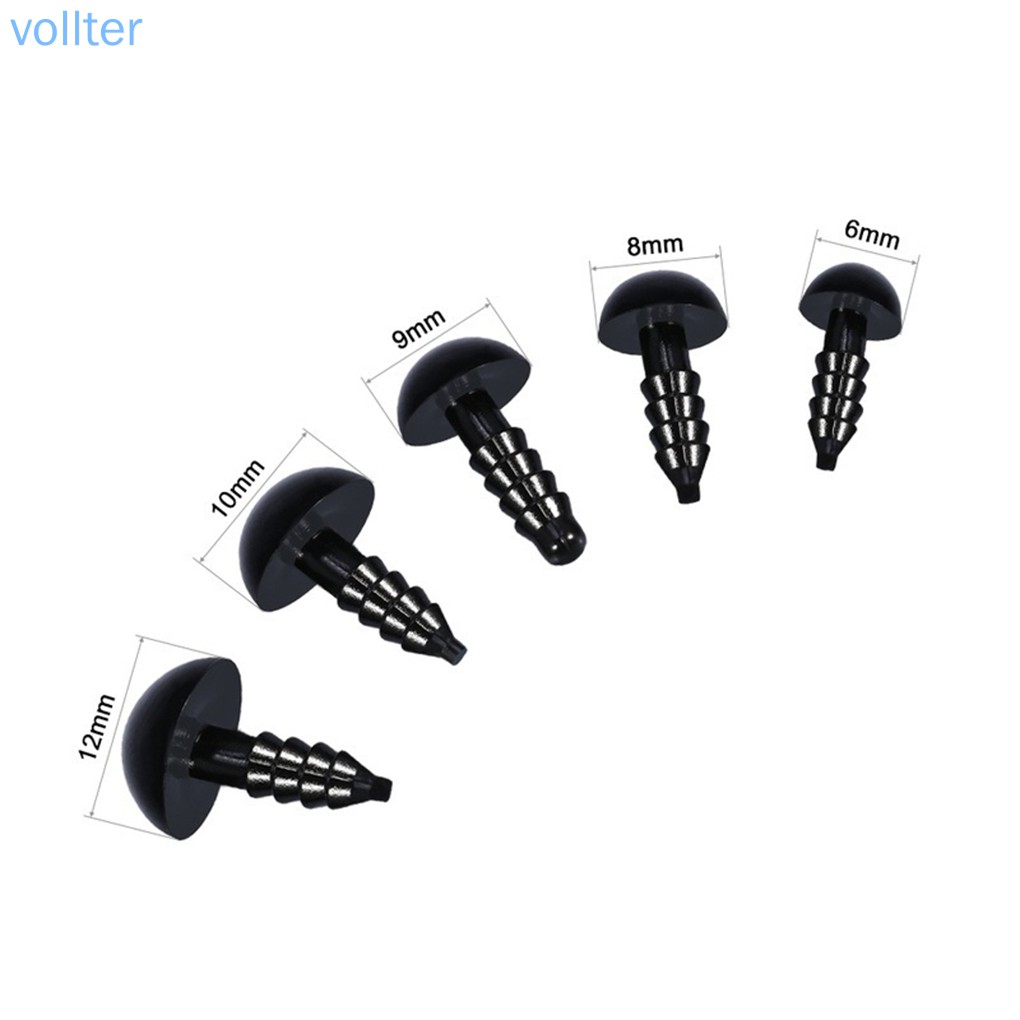 Set 100 Phụ Kiện Mắt 6mm / 8mm / 9mm / 10mm / 12mm Cho Búp Bê
