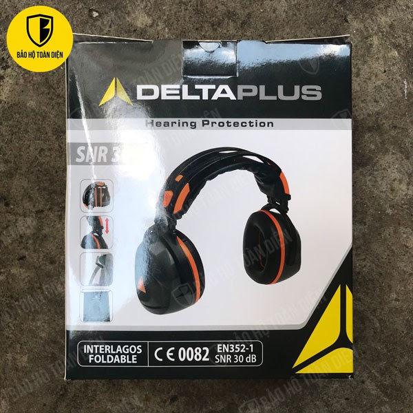 Chụp tai chống ồn Deltaplus Interlagos chụp tai chính hãng siêu rẻ
