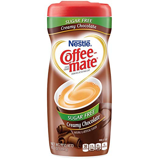 Bột kem sữa coffee mate có vịsugar free dạng hộp