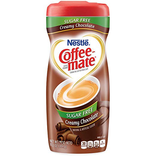 Coffee mate sugar free có vị - bột kem dành cho người ăn kiêng