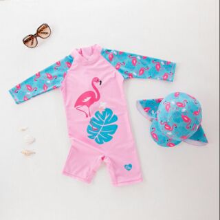 Bộ bơi liền con cò cho bé gái 1-6y