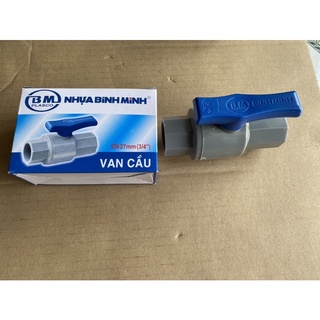 Van khoá pvc Bình Minh phi 21, 27, 34