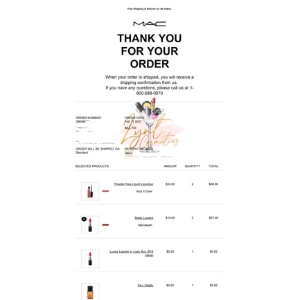 Set MAC Mistletoe Matte Powder Kiss Lipstick - Limited Edition 💞