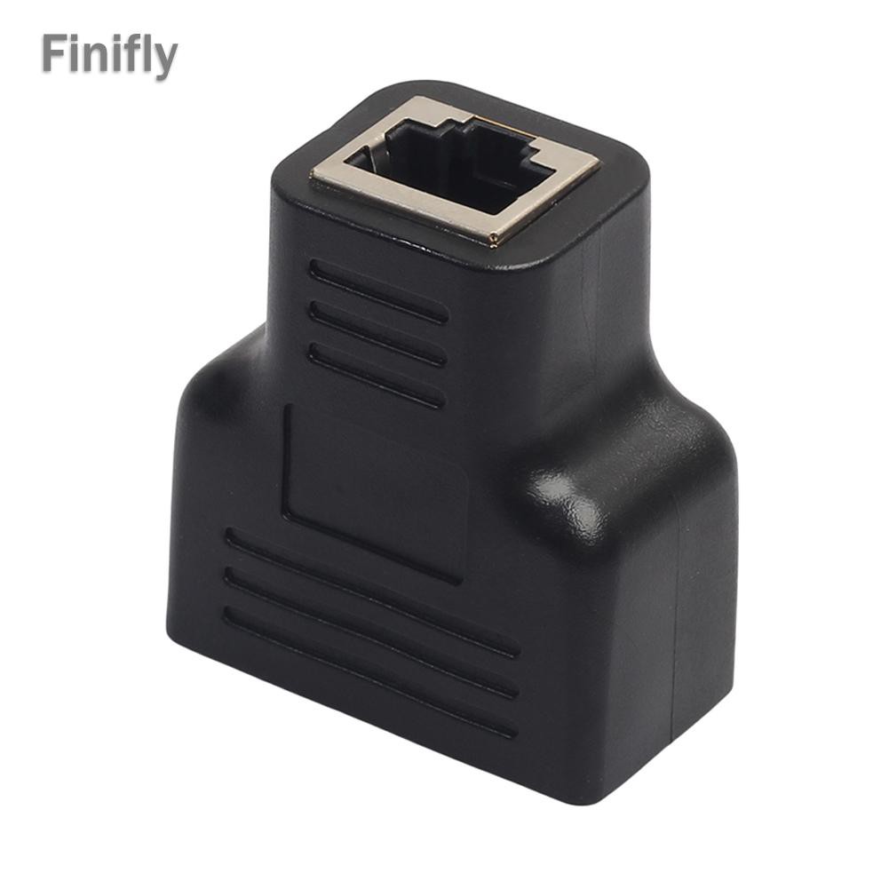 Bộ Chia Cổng Mạng Lan Rj45 1 Sang 2 Dual Female Port Lan Ethernet Sockt | BigBuy360 - bigbuy360.vn