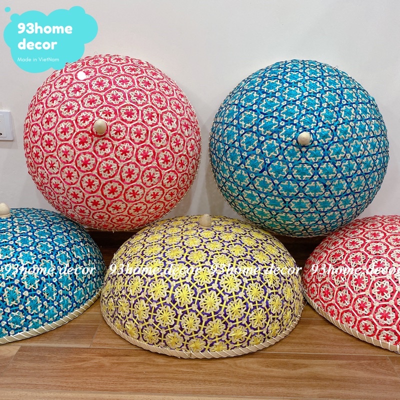 Lồng bàn mây tre đan hoa thị size 50-53cm
