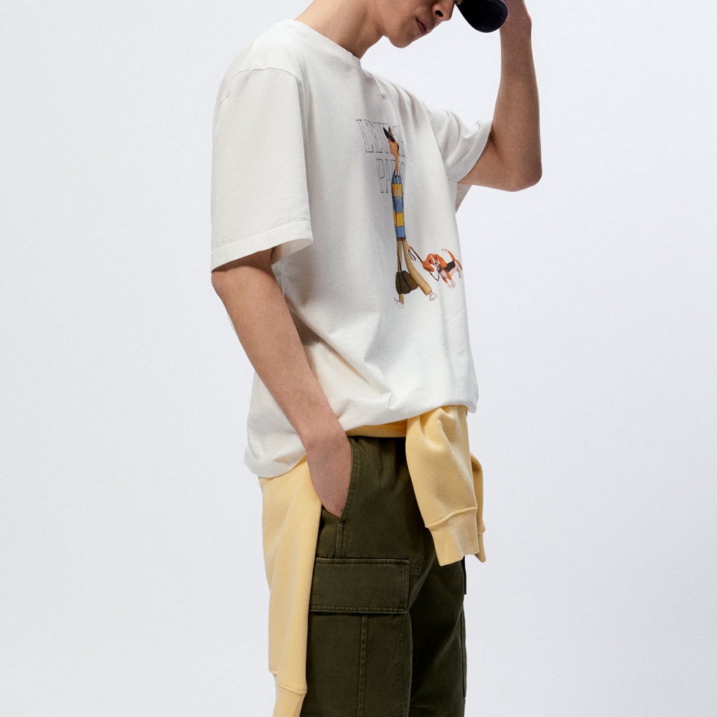 Áo thun nam  - Áo thun Unisex cho cả phái nữ - Áo phông form rộng - Hình In Cậu Bé  - THE BEAR -MS2