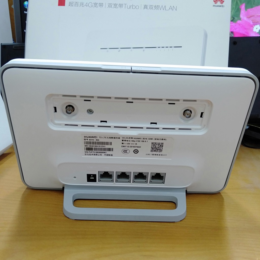 [Giao hàng 1h - Hà Nội] 4G Huawei B316-855 B316 tốc độ 150Mbps. Wifi 2 chuẩn AC 1167Mbps. 64 kết nối (B316)