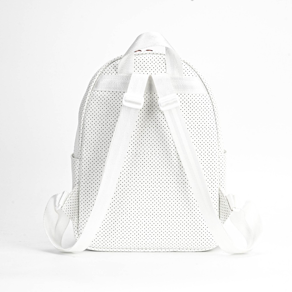 Ba Lô Ksnddeu Mini Da PU Lỗ Lazer Dễ Thương Cho Nữ