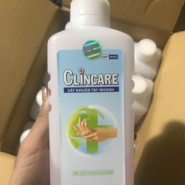 [SALE 50% CHỈ CÒN 60.000] Nước sát khuẩn tay nhanh Clincare 500ml