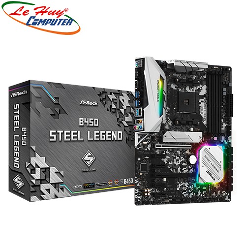 Bo Mạch Chủ Mainboard ASROCK B450 STEEL LEGEND