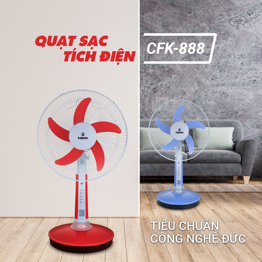 QUẠT SẠC TÍCH ĐIỆN KALPEN CFK-888