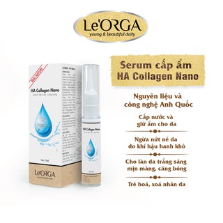 [Chính Hãng] Serum Cấp Nước- Giảm nhăn- Chống Lão Hóa  Le’ORGA_ HA COLLAGEN NANO  Dung tích 10 ml.