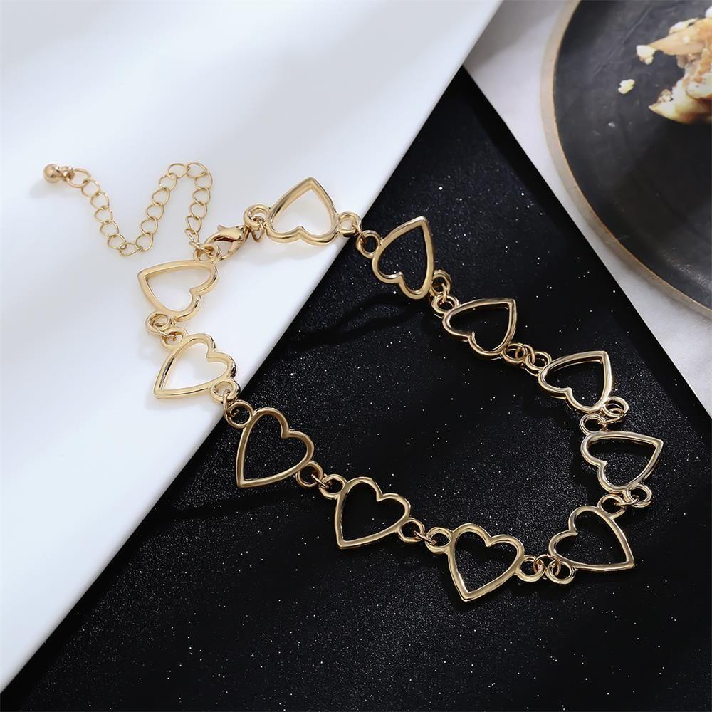 Vòng cổ Mặt Hình Trái Tim Rỗng Thời Trang Dành Cho Nữ|Vòng cổ Dài Thiết Kế Xinh Xắn Thời Trang