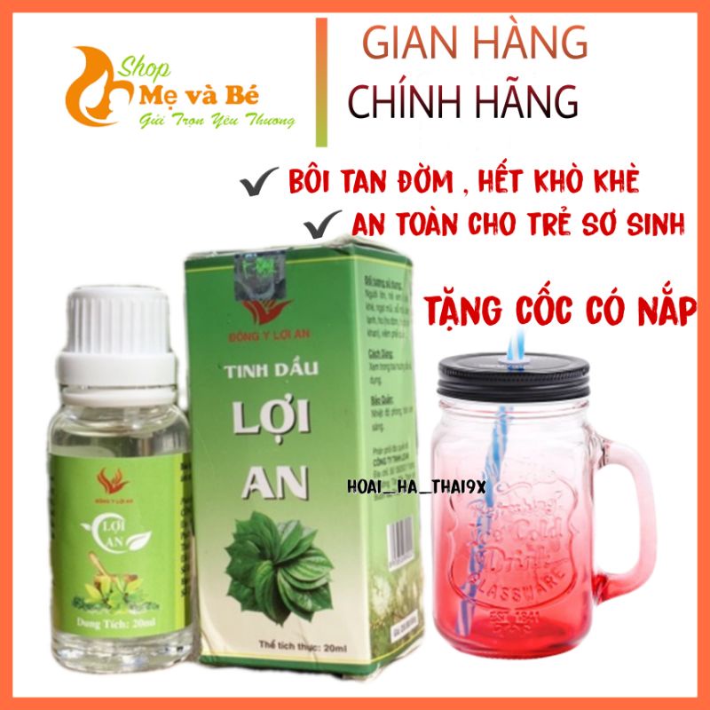 Tinh dầu Lợi An bôi hết ho, sổ mũi,khò khè cho bé- Tăng sức đề kháng cho bé