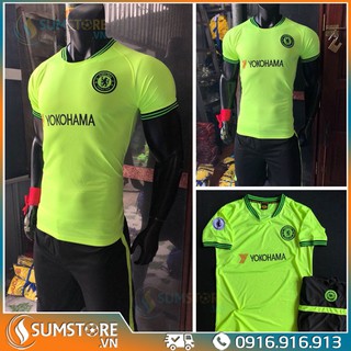 Bộ bóng đá CLB Chelsea Xanh Chuối - Đồ đá banh 2019