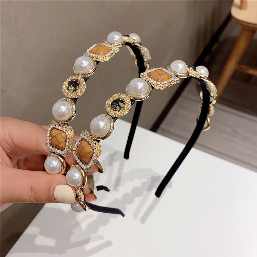 Cài Tóc Đính Đá Và Ngọc Trai Thời Trang Cho Nữ