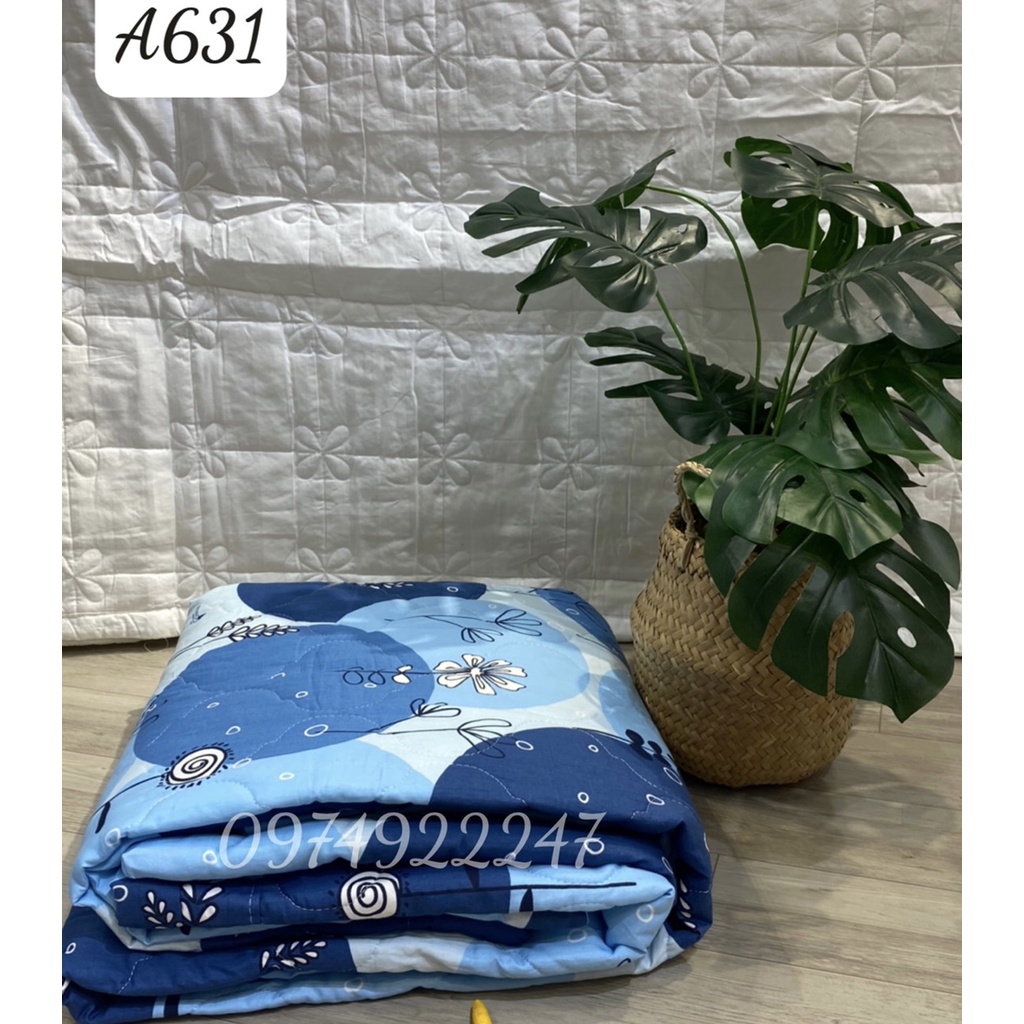 Chăn mền cotton Thắng lợi chính hãng mềm mát mịn không xù lông không phai màu (ảnh thật)