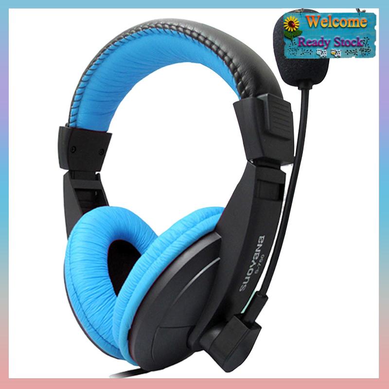 Tai Nghe Trùm Đầu Chơi Game Có Mic Âm Thanh Vòm Cho Laptop Pc