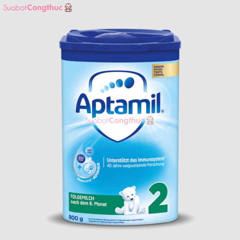 Sữa Aptamil xanh cao số 2 nội địa Đức 800g