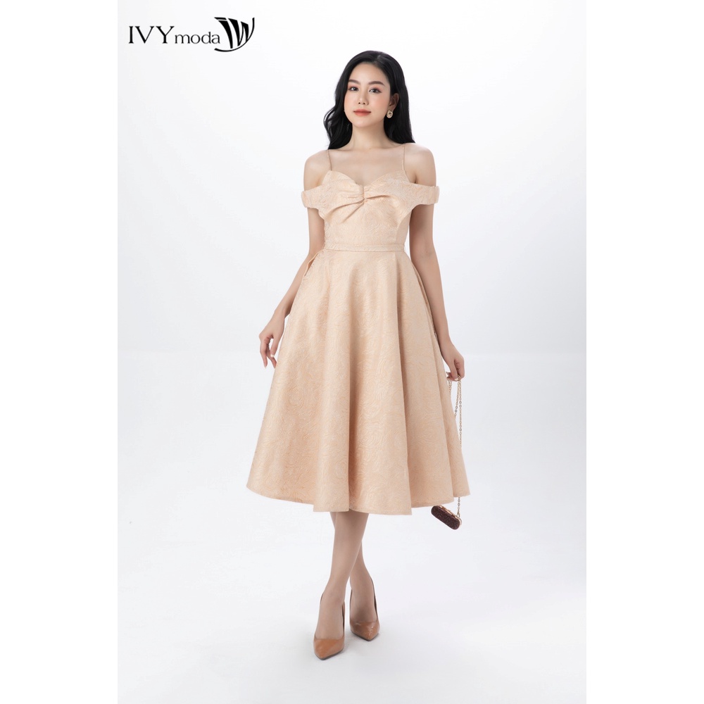 Đầm Organza dập nổi IVY moda MS 45S2690
