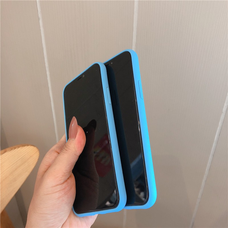 vivo 1609 1606 1611 1610 1601 1603 1716 1723 1718 1726 1713 1714 1725 1727 1728 1719 sky blue solid color mobile phone shell TPU silica gel frosted mobile phone protective shell simple plain mobile phone soft shell