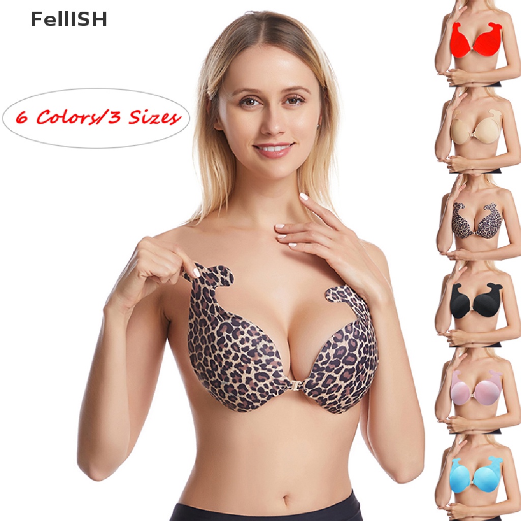[Fel] Self Adhesive Dolphin Bra Sexy Backless Invisible Strapless Bralette Underwear COD