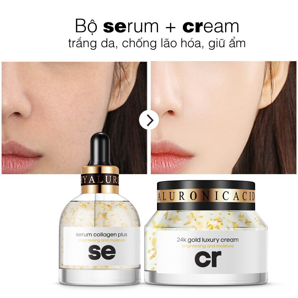 BỘ SErum+CReam TRẮNG DA, GIỮ ẨM CHỐNG LÃO HÓA LANGCE